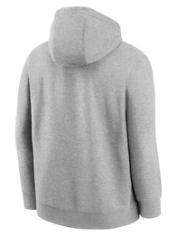 Oregon Ducks Nike Postseason R1 25 Made for This Hoodie Hoodie unisex detail view 2 | Dash Racegear — Oregon Ducks Nike fleece pullover hoodie in grey featuring Made for This design and comfortable relaxed silhouette
