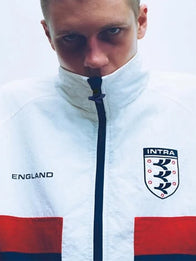 Intra x England Nations Jacket Jacket unisex detail view 4 | Dash Racegear — Unisex 2026 Intra Team England full zip Nations jacket with sleek sporty look