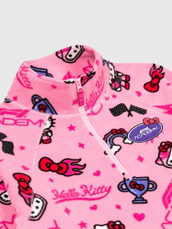 Formula 1 Academy Hello Kitty All Over Print Jacket Jacket unisex detail view 4 | Dash Racegear — Formula 1 Academy Hello Kitty Jacket – Bold All Over Design