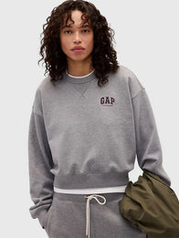 Gap × Victoria Beckham Sweatshirt Sweatshirt unisex front product view | Dash Racegear — 2026 Gap x Victoria Beckham grey sweatshirt, unisex design with clean modern minimalist street fashion.