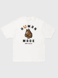 Human Made Graphic T-Shirt Shirt unisex detail view 3 | Dash Racegear — Make a statement in the 2025 Human Made White Graphic Tee, perfect for unisex street style and everyday wear.