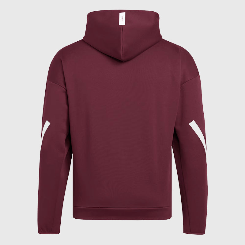 Adidas Texas A&M Aggies Player Travel ZNE Hoodie Hoodie unisex detail view 2 | Dash Racegear — Adidas Aggies ZNE Hoodie – Built for Players, Perfect for Fans