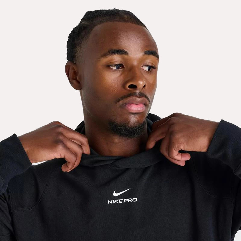 Nike PRO Dri-FIT Mid Layer Training Hoodie Hoodie unisex detail view 3 | Dash Racegear — Nike Mid Layer Hoodie – Dri-FIT Training Sweatshirt