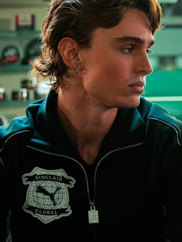 PUMA x SINCLAIR T7 Track Jacket Jacket unisex detail view 5 | Dash Racegear — Black T7 track jacket featuring bold yet minimal design elements, part of the PUMA x SINCLAIR 2026 collection.