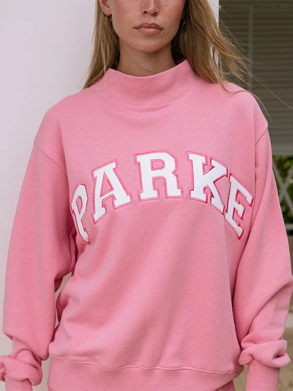Parke Summerland Varsity Mockneck Sweatshirt Sweatshirt unisex detail view 6 | Dash Racegear — Parke mockneck sweatshirt from Summerland 2026 collection featuring clean varsity style and easy casual fit.