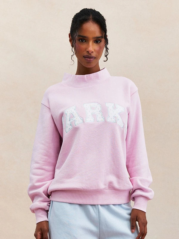 Parke Birthday Drop 2026 Varsity Mockneck Fashion Apparel unisex detail view 7 | Dash Racegear — Multicolor Parke fleece sweatshirt featuring a comfortable mockneck design and relaxed everyday silhouette.
