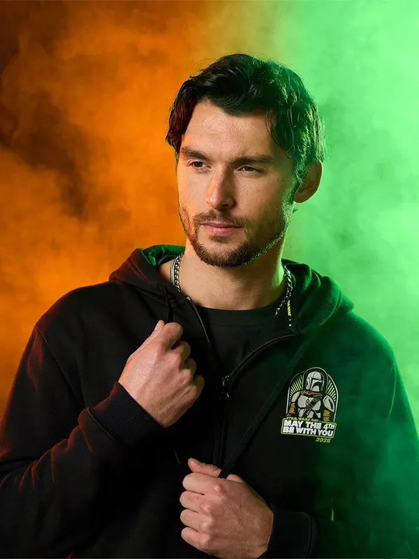 New Star Wars Day 2026 Merch Hoodie Hoodie unisex detail view 2 | Dash Racegear — Unisex Star Wars Day 2026 May the 4th hoodie, cozy and stylish for casual fan wear.