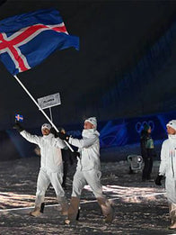 Winter Olympics 2026 Team Iceland Opening Ceremony Jacket Jacket unisex detail view 7 | Dash Racegear — Team Iceland white hooded jacket for Milano Cortina 2026 keeps fans warm and stylish at the Winter Olympics.