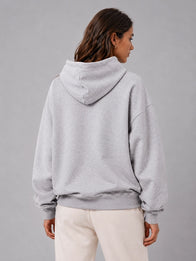 Young Miko Gap Hoodie Hoodie unisex detail view 6 | Dash Racegear — Young Miko Gap grey hoodie with muted color palette, front emblem, pullover form, and unisex streetwear presence