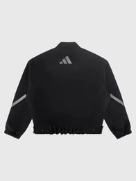 Adidas x Entire Studios Z.N.E. Bomber Jacket Bomber Jacket unisex detail view 5 | Dash Racegear — Men’s Adidas Z.N.E. 2026 x Entire Studios bomber jacket in black, lightweight feel for training or daily wear.