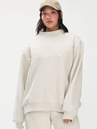 Parke Monochrome Varsity Mockneck Sweatshirt Sweatshirt unisex detail view 5 | Dash Racegear — Parke Monochrome 2026 Varsity Mockneck Fleece Sweatshirt, lightweight warmth and timeless style for daily wear.