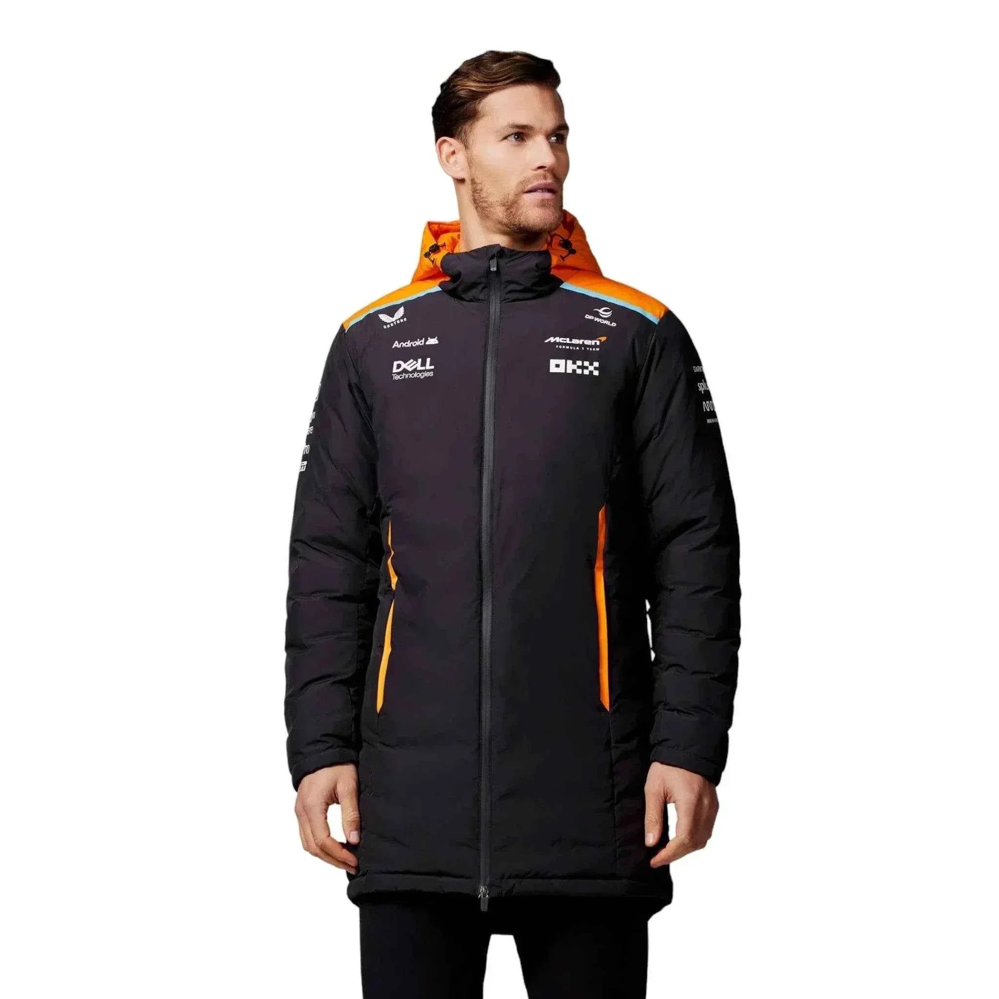 Unisex Official Teamwear Longline Padded Jacket Formula 1 | Dash Racegear