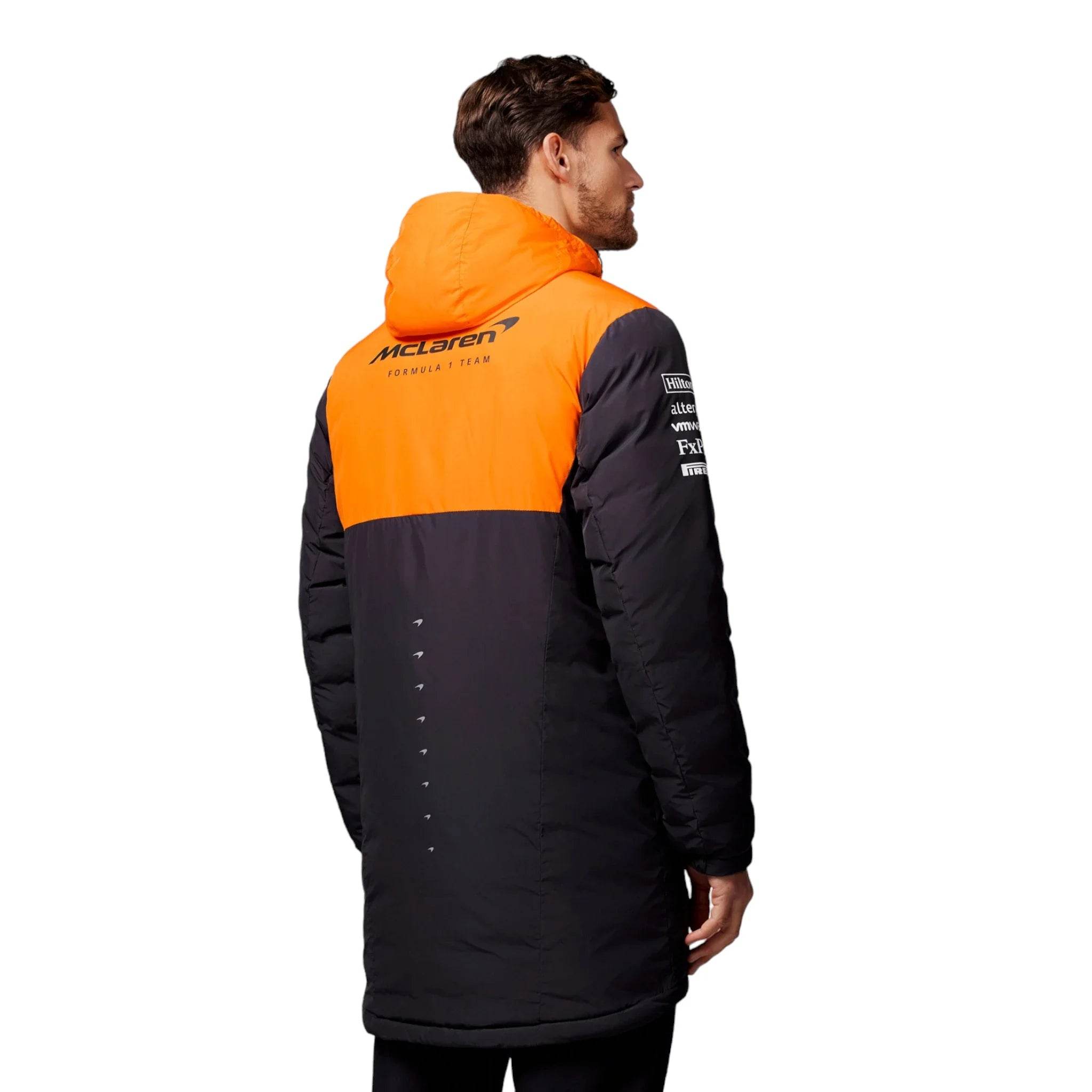 Unisex Official Teamwear Longline Padded Jacket Formula 1 - Dash Racegear Store