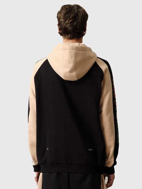 Nocta x Venezia FC Urban Hoodie Hoodie unisex detail view 6 | Dash Racegear — Urban zip-up hoodie by Nike Nocta x Venezia 25/26 in soft beige fleece, comfy for city outings.