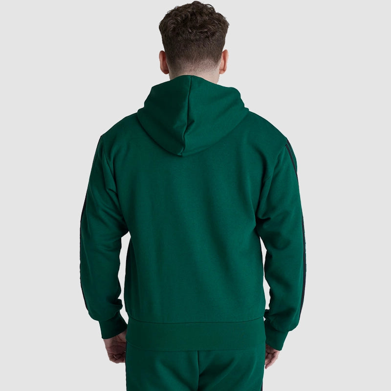 Manchester United x adidas Essentials 3-Stripes Hoodie Hoodie unisex detail view 2 | Dash Racegear — adidas Manchester United Hoodie – Classic Red Devils Streetwear