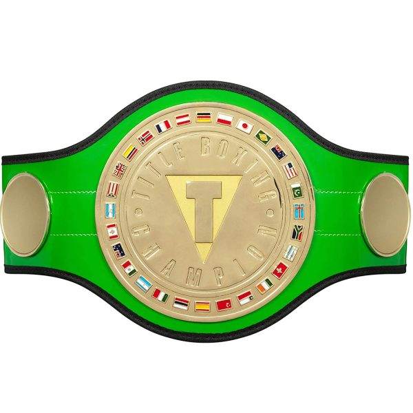 Green Title Boxing Championship Belt - 1 | Dash Racegear