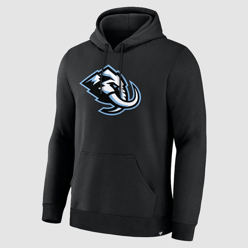 Utah Mammoth Logo Legacy Pullover Hoodie Hoodie unisex detail view 5 | Dash Racegear — Pullover Hoodie by Utah Mammoth – Legacy Logo Design