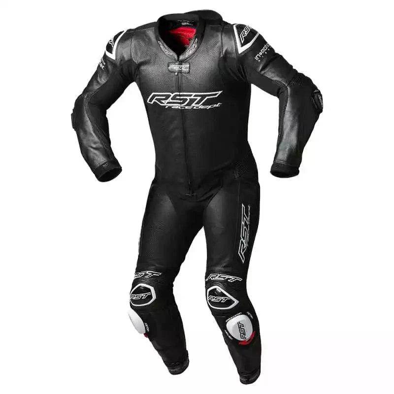 V4.1 EVO KANGAROO AIRBAG MENS LEATHER SUIT - Black - UK 52 / EUR 62 / INTL 4XL