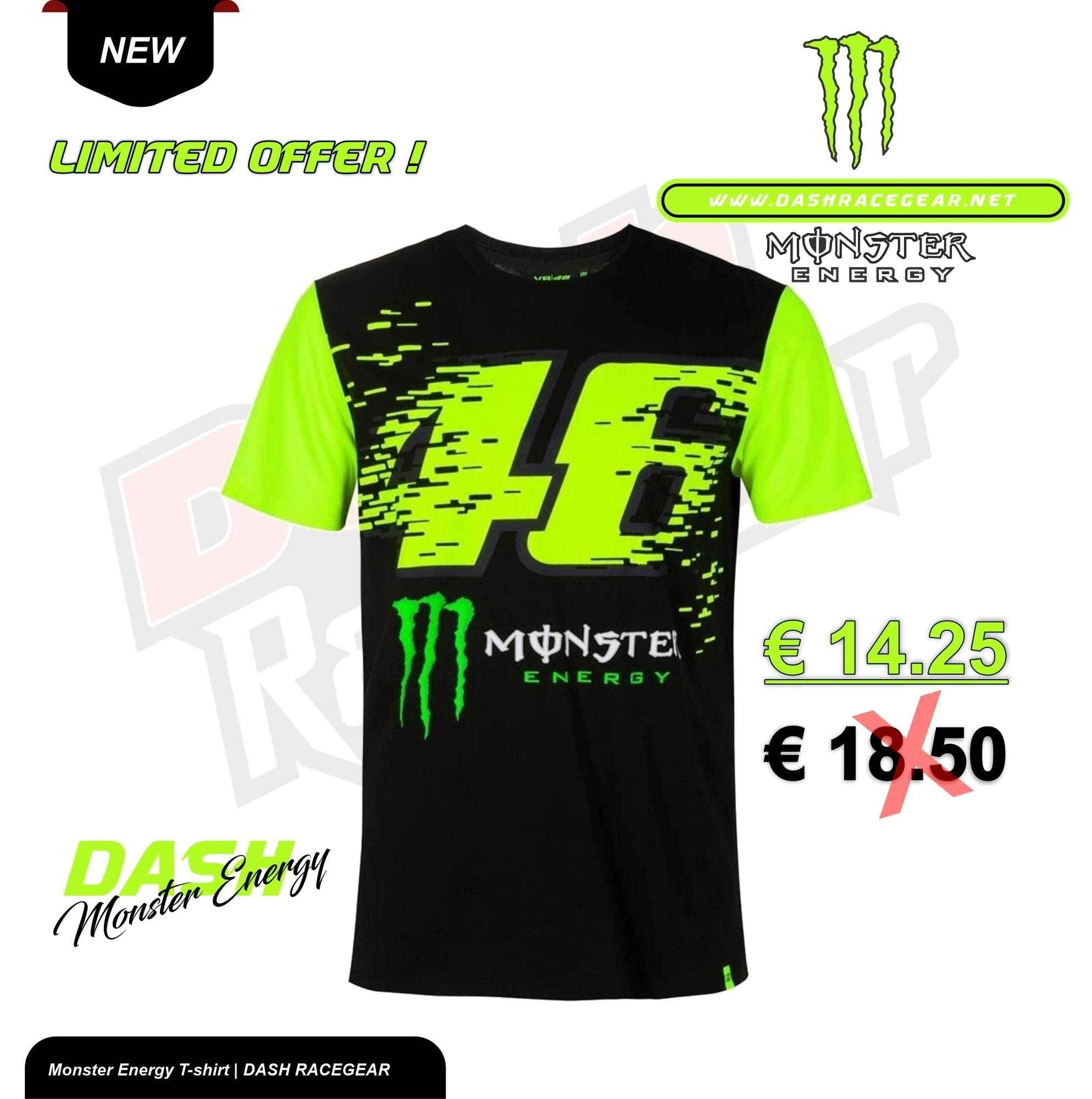 VALENTINO ROSSI VR46 MONSTER ENERGY T - SHIRT - XX - Large - Men's