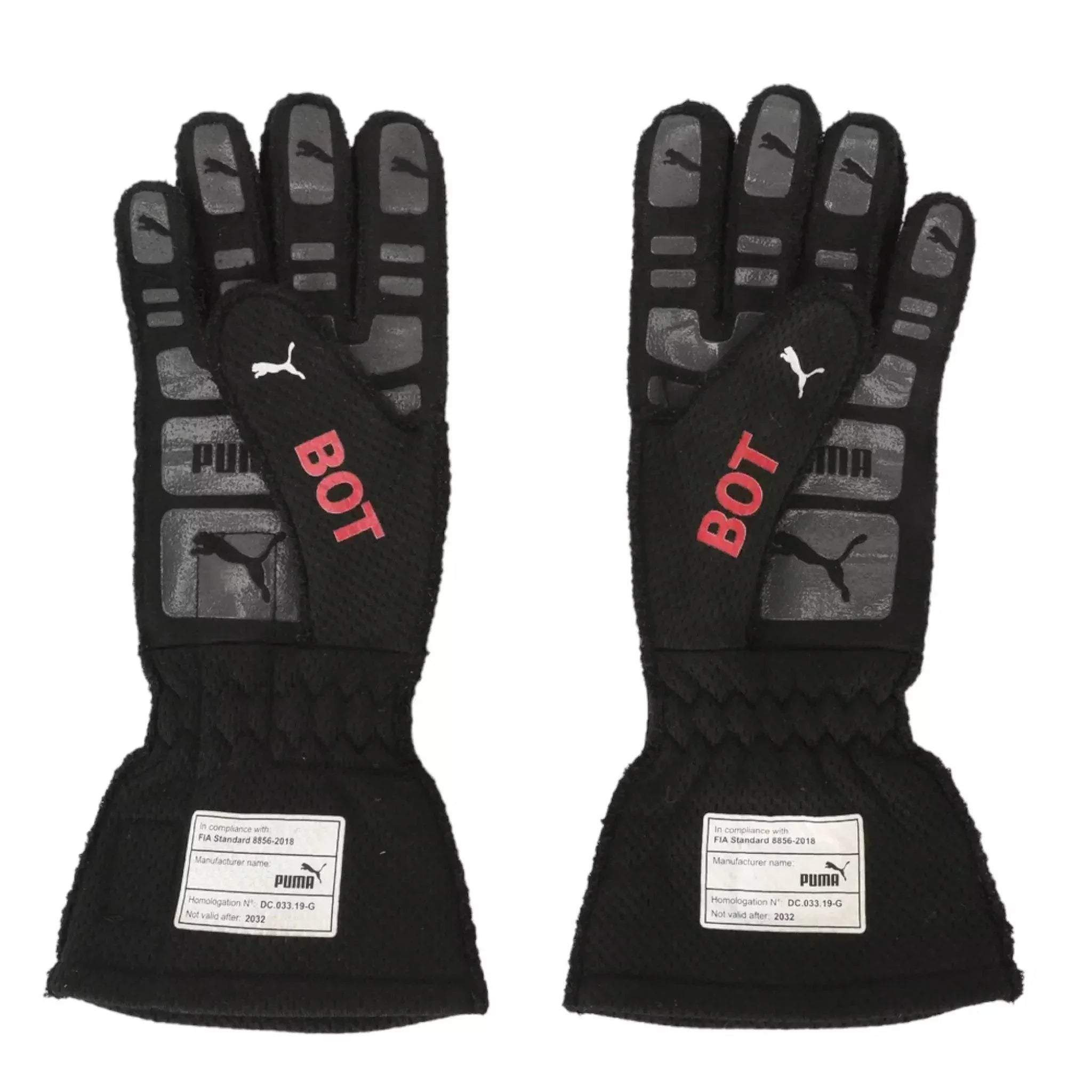 2022 VALTTERI BOTTAS F1 RACE GLOVES - BRITISH GP