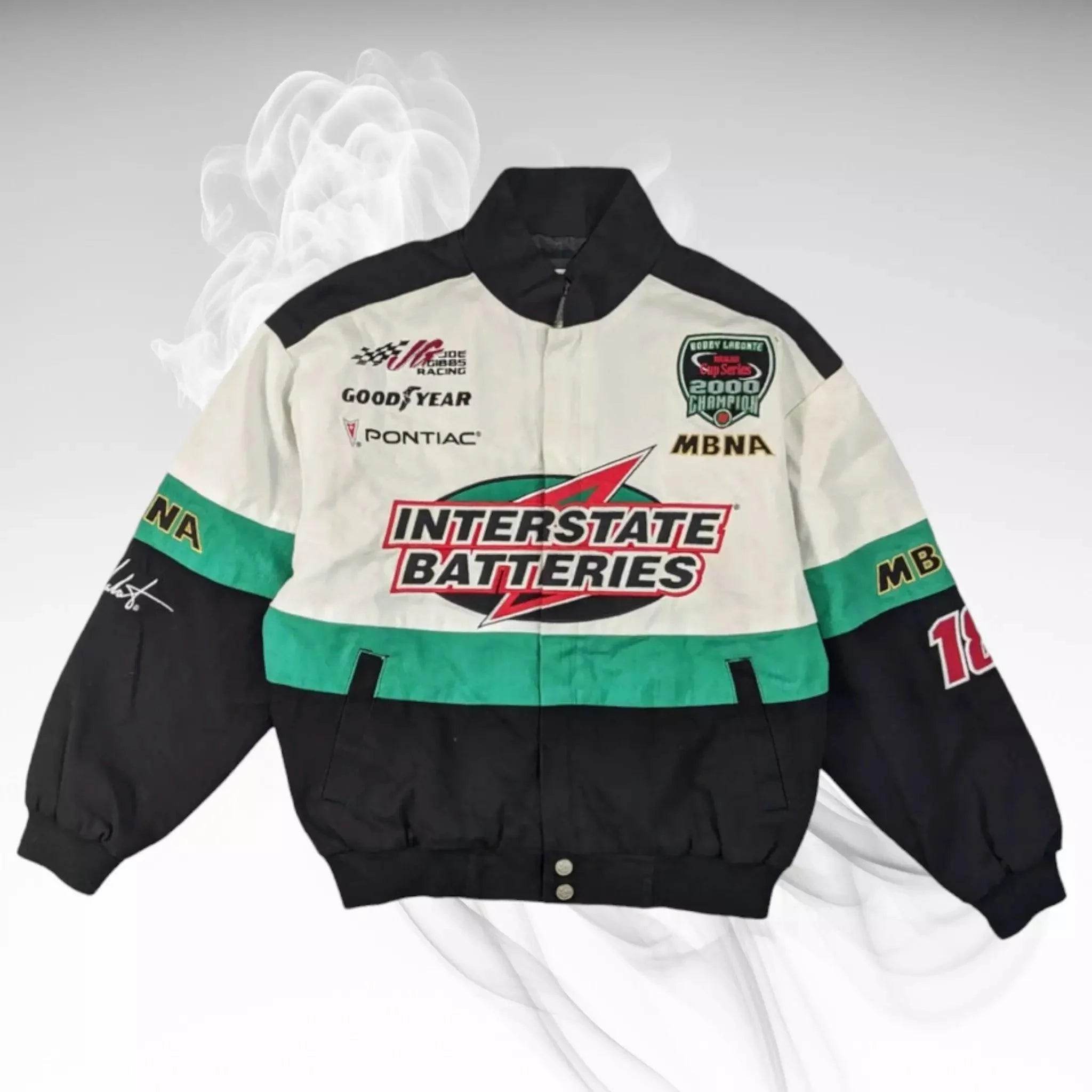 VINTAGE INTERSTATE BATTERIES NASCAR RACING JACKET - Dash Racegear Store