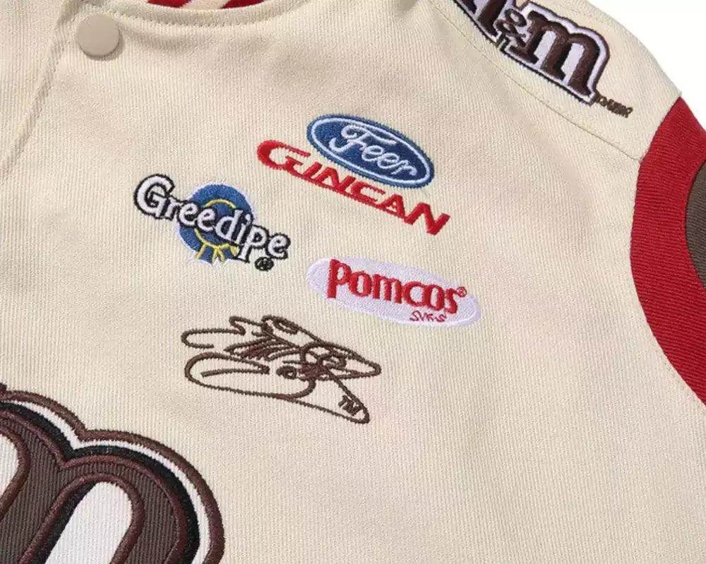 Vintage M&M Racing Embroidered Jacket | Dash Racegear
