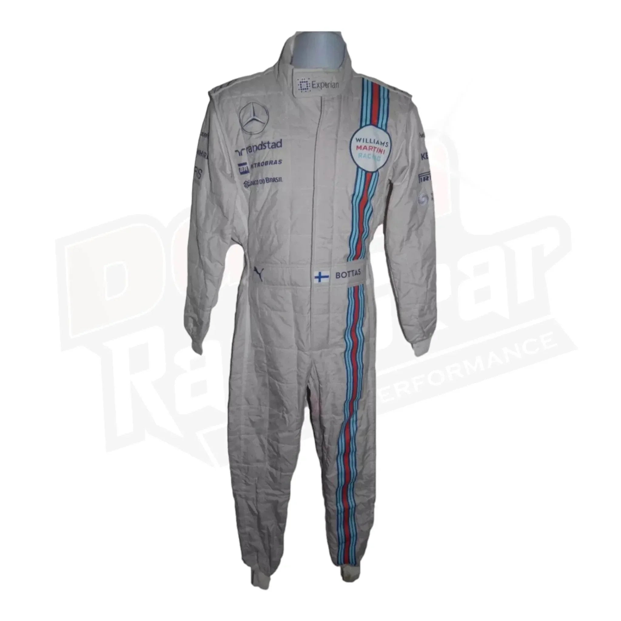 Valtteri Bottas 2014 Williams Martini race suit – Russian GP spec - 4X - Large / Euro 66