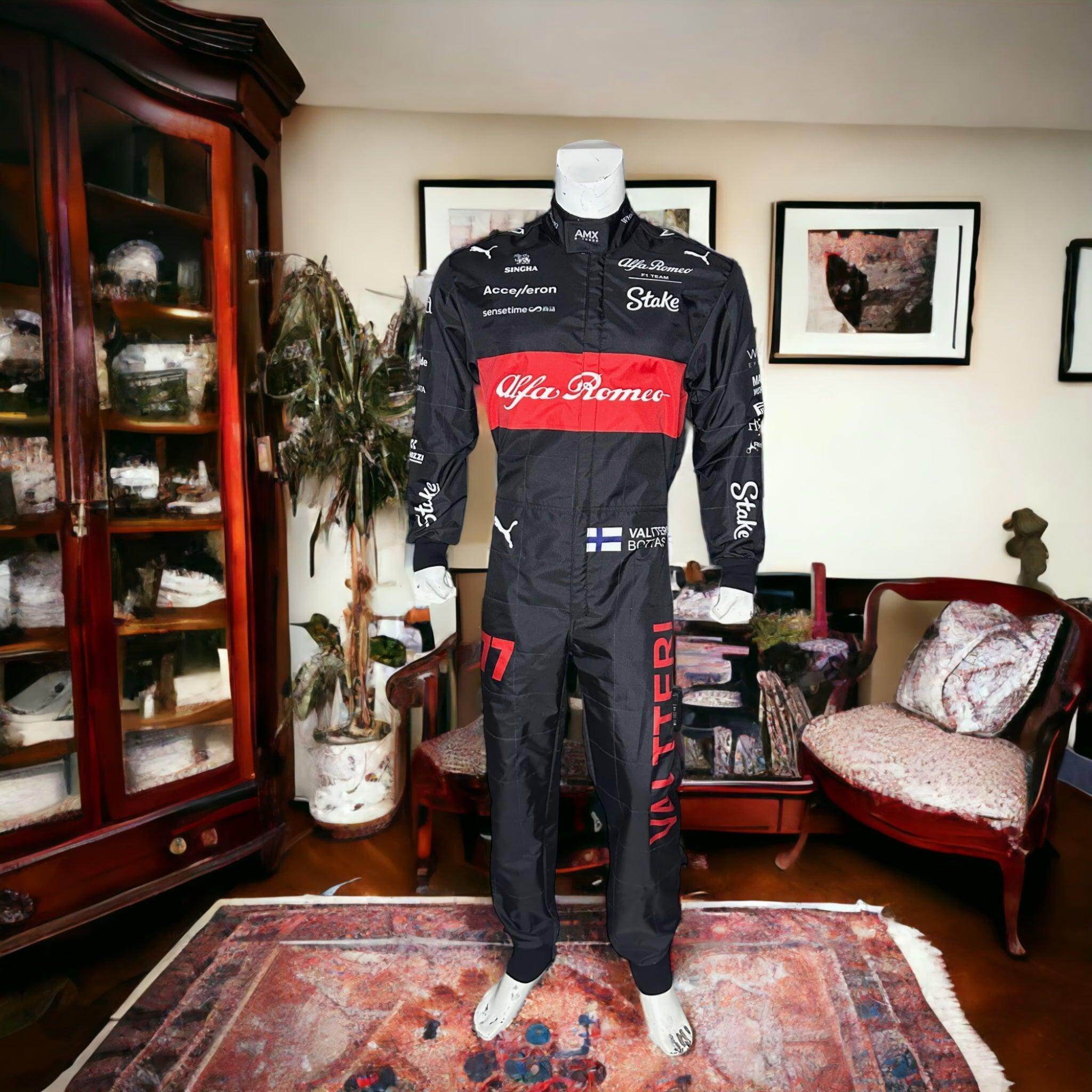 Valtteri Bottas Alfa Romeo Race Suit 2023 NEW KIDS - Dash Racegear Store