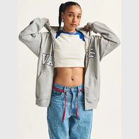 Vans Zip Up Hoodie Hoodie unisex detail view 2 | Dash Racegear — Vans zip front hoodie for relaxed street fashion lovers