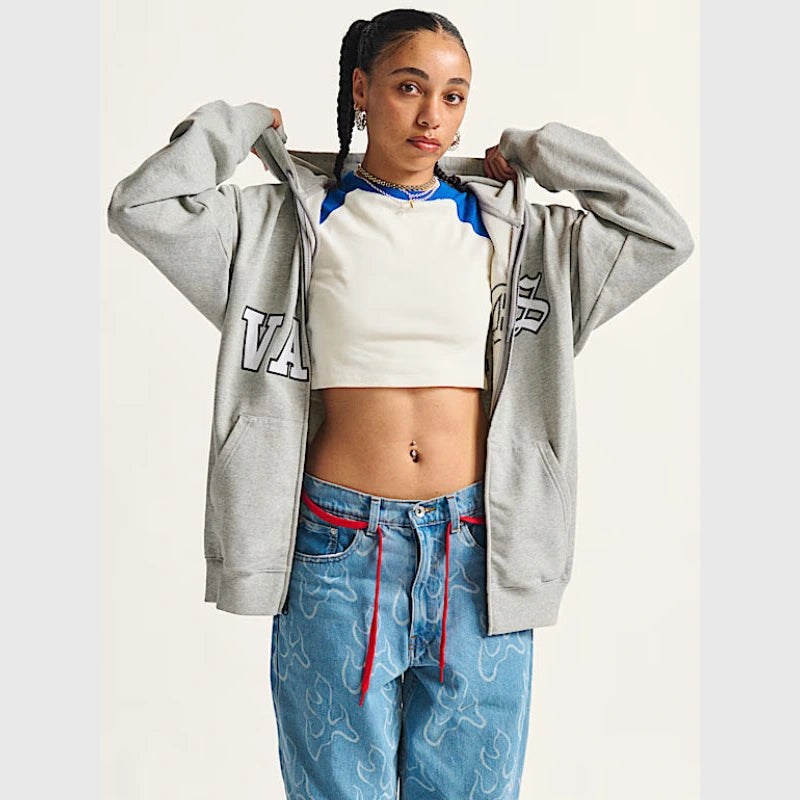 Vans Zip Up Hoodie Hoodie unisex detail view 2 | Dash Racegear — Vans zip front hoodie for relaxed street fashion lovers