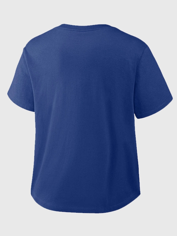 Venezuela 2026 World Baseball Classic T-Shirt Shirt unisex detail view 2 | Dash Racegear — Venezuela Baseball 2026 World Baseball Classic Nike tee for women in Rush Blue, casual and bold fan gear.