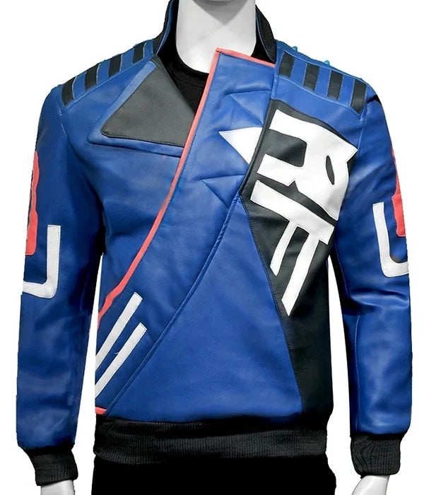 Valorant Yoru Jacket Jacket unisex detail view 7 | Dash Racegear — Valorant Yoru Jacket Blue