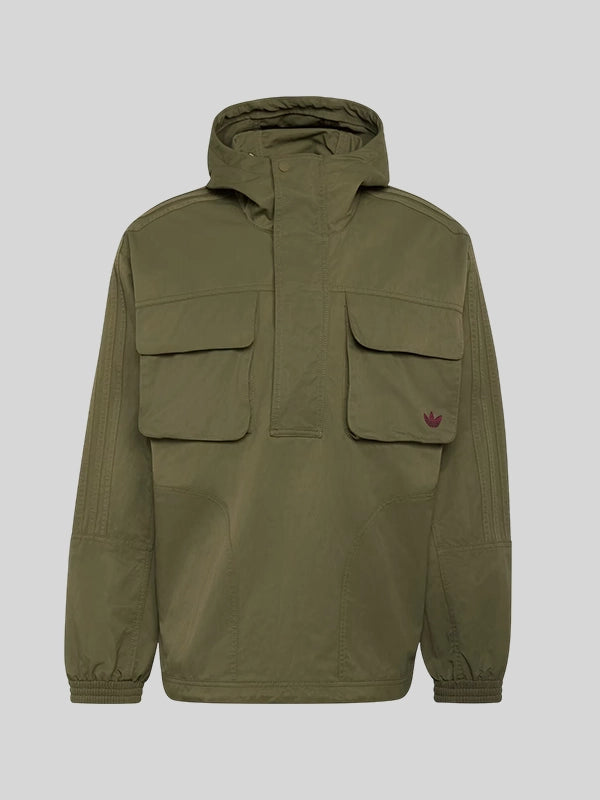Vincent Kompany Adidas Jacket Jacket unisex detail view 6 | Dash Racegear — Olive green Vincent Kompany Adidas jacket, modern sporty look, unisex outerwear for travel and cool-weather outfits.