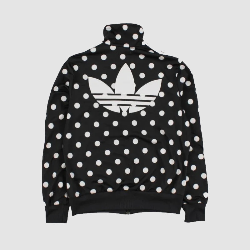 Adidas Polka Dot Jacket Jacket unisex detail view 2 | Dash Racegear — Fashion-forward Adidas polka dot track jacket