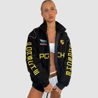 Vintage Porsche Jacket Jacket unisex detail view 4 | Dash Racegear — Vintage Porsche Jacket – Iconic Car Enthusiast Apparel