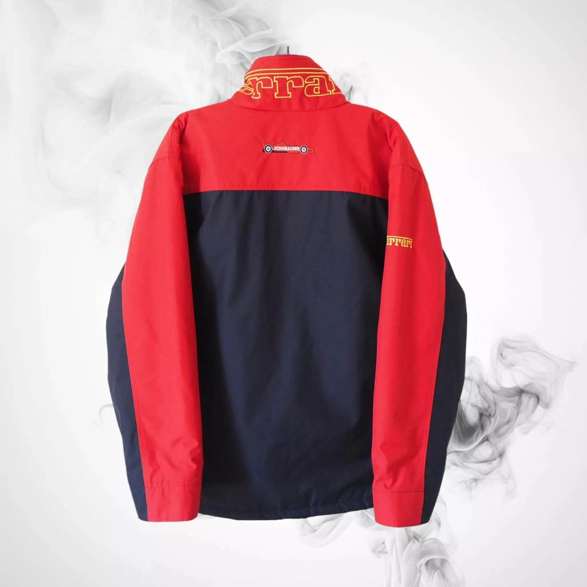 Vintage Ferrari Michael Schumacher 90's F1 Racing Team Jacket - Dash Racegear Store
