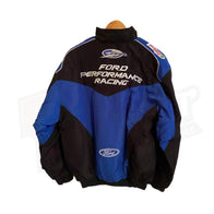 Vintage Navy/Blue Ford Performance Racing Bomber Jacket | Dash Racegear
