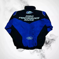 Vintage Navy/Blue Ford Performance Racing Bomber Jacket | Dash Racegear