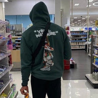 Virgil Was Here Hoodie Hoodie unisex detail view 5 | Dash Racegear — Exclusive Virgil Was Here streetwear hoodie release