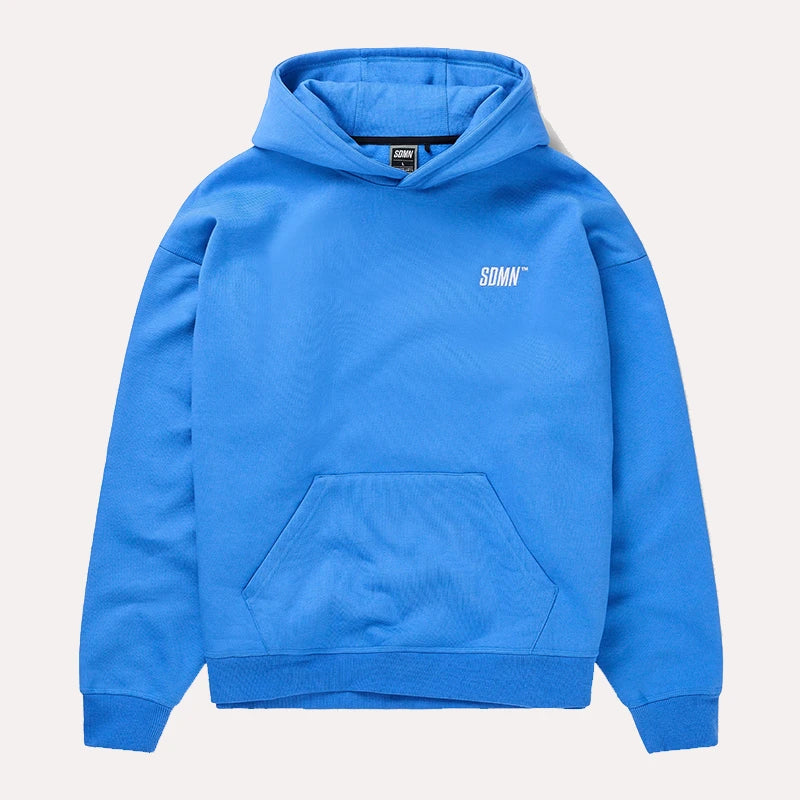 Sidemen x W2S Blue Hoodie Hoodie unisex front product view | Dash Racegear — Clean Blue Pullover – Sidemen W2S Hoodie Drop