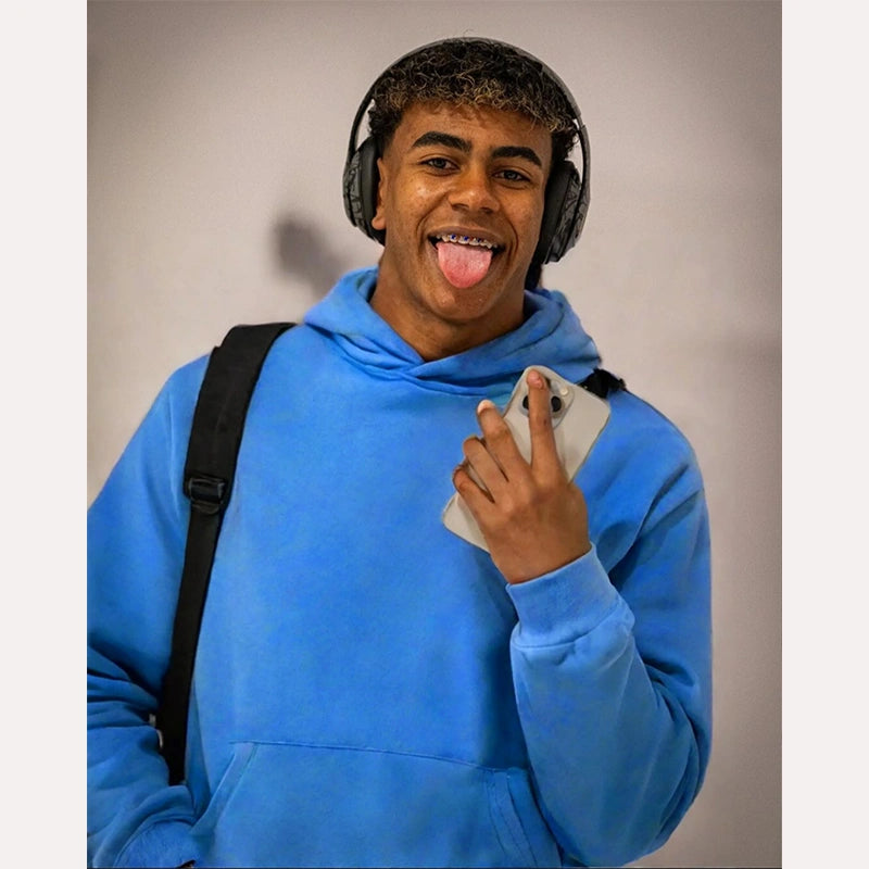 Sidemen x W2S Blue Hoodie Hoodie unisex detail view 6 | Dash Racegear — W2S Merch – Blue Hoodie by Sidemen Crew