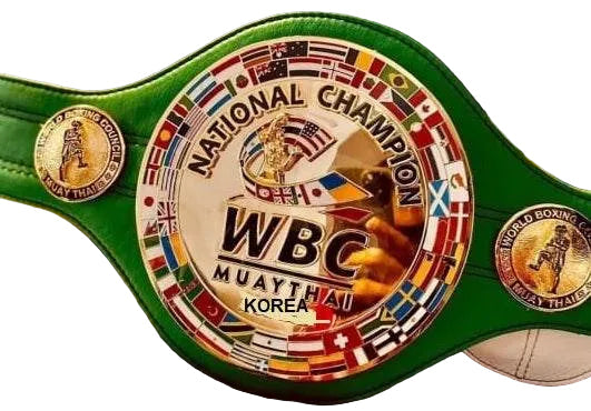 WBC Muay thai World Boxing Council Korea Champion Belt - 1 | Dash Racegear
