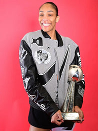 A’ja Wilson 2025 WNBA Finals Jacket Jacket unisex detail view 4 | Dash Racegear — A’ja Wilson championship jacket from WNBA Finals 2025 collection