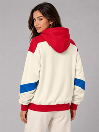 WNBA Legends Nike Basketball Hoodie Hoodie unisex detail view 7 | Dash Racegear — WNBA x Nike beige hoodie with legendary hoops artwork, kangaroo pocket, and brushed fleece comfort layer