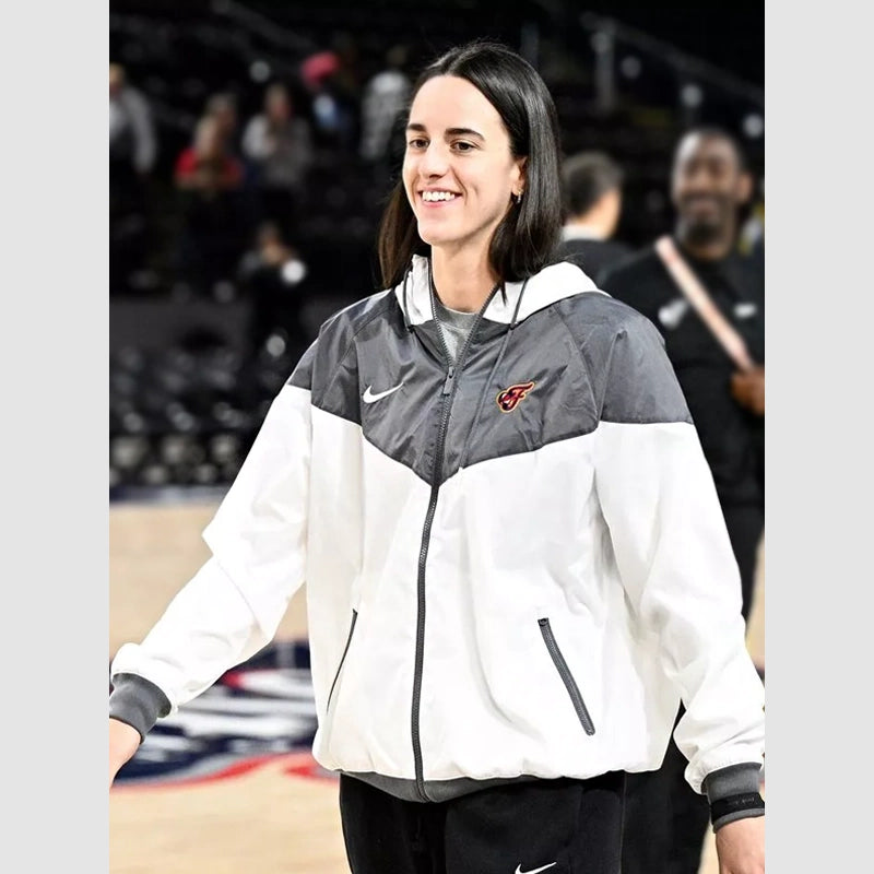 Caitlin Clark Indiana Fever Jacket Jacket unisex detail view 2 | Dash Racegear — Indiana Fever Fan Jacket – Caitlin Clark Collection