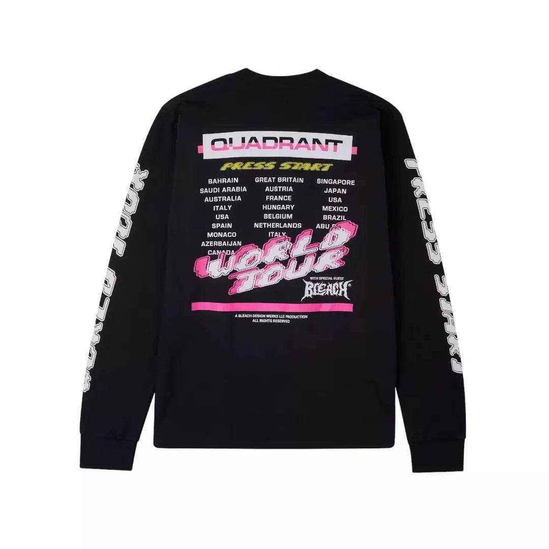 WORLD TOUR BLACK LS TEE - Dash Racegear Store