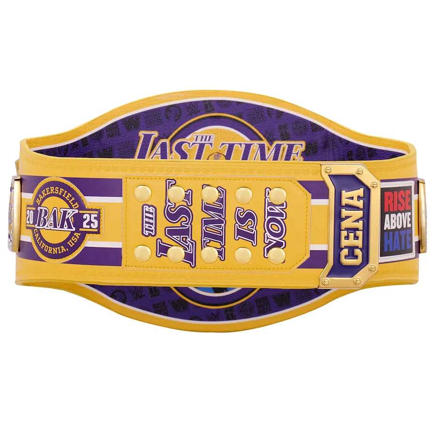 WWE John Cena Farewell Tour 2025 Bakersfield Spinner Championship Belt - 4 | Dash Racegear