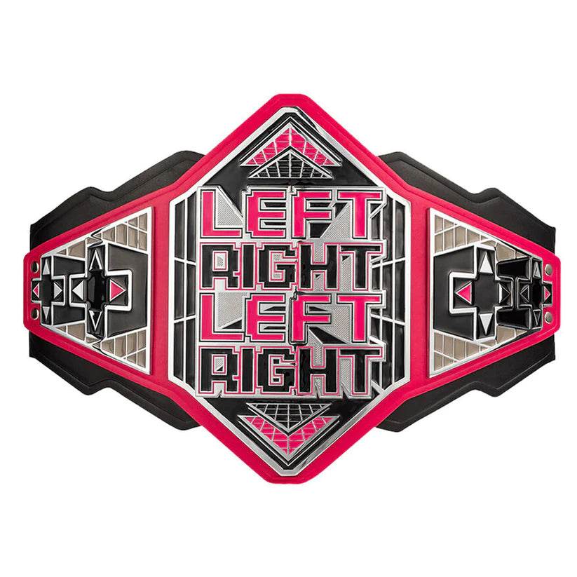 WWE Left Right Left Right LRLR Wrestling Championship Title Belt - 1 | Dash Racegear