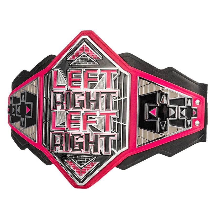 WWE Left Right Left Right LRLR Wrestling Championship Title Belt - 2 | Dash Racegear