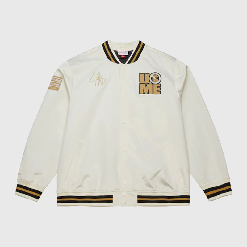 WWE John Cena Sublimated Satin Bomber Jacket Bomber Jacket unisex detail view 2 | Dash Racegear — WWE Satin Bomber Jacket – John Cena Fan Collection
